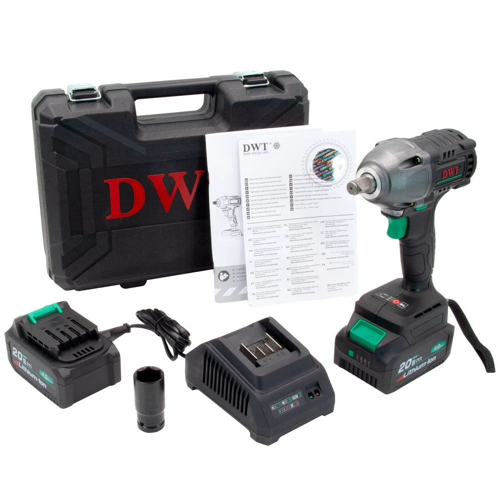 Гайковерт ударный аккумуляторный DWT ABWP-20 HDN-4C2 BMC