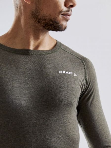 Комплект термобелья Craft CORE WOOL MERINO SET M 1909711-648200 S темно-оливковый меланж