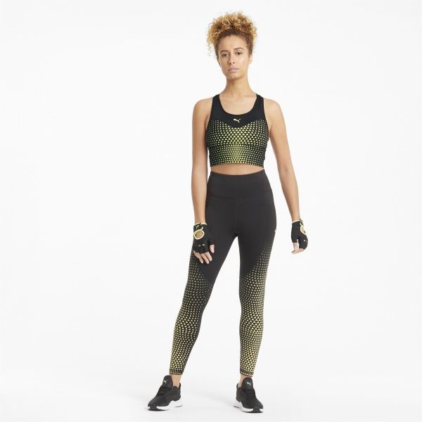 Бра Puma Mid Graphic Long Line Bra 52030051 XS чорний