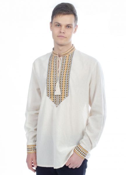 Вышиванка Эдельвика 565-20/08 льняной р. L 