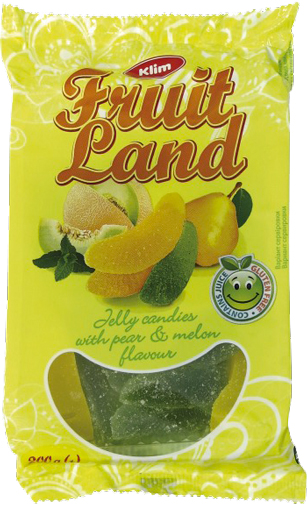 Мармелад Klim желейный Фрутленд с ароматом груши и дыни 200 г (4820218091876)