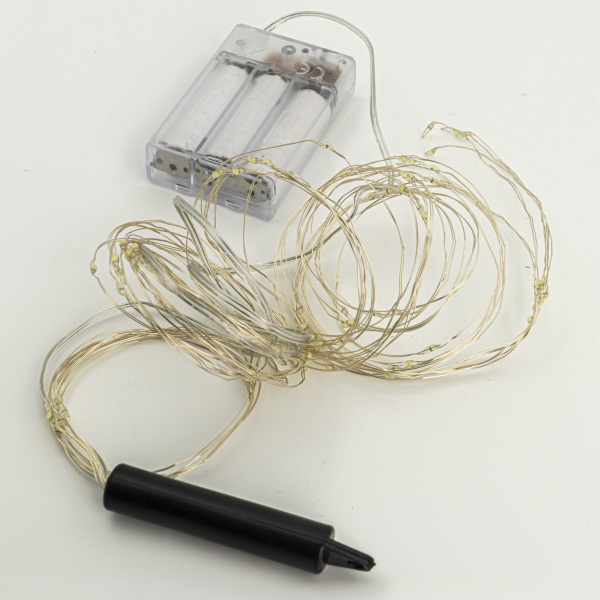 Декоративная гирлянда Altalusse (INL-2107B-100 Cold) встроенный светодиод (LED) 100 ламп 2 м 