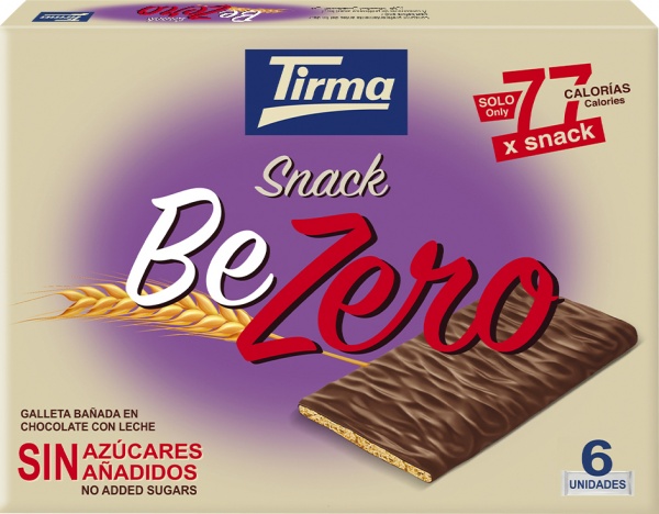 Печиво Tirma в молочному шоколаді без цукру (8410085886833) 105 г 