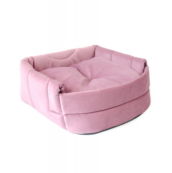 Домик-лежак 10 центів для Джека Домик - лежак розово - серый 40х40х35 см