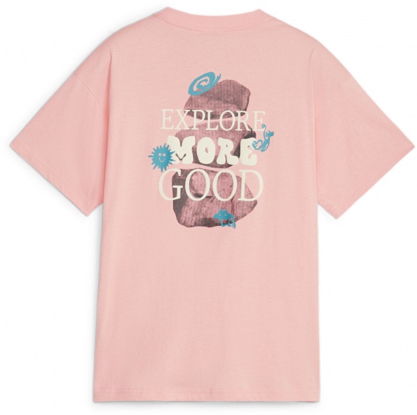 Футболка Puma DOWNTOWN GRAPHIC TEE KIDS 62159363 р.128 рожевий