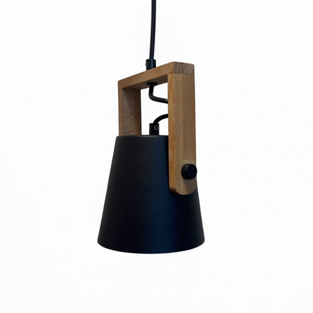 Світильник підвісний LIGHT SET VOLOSHKA RL 1xGX53 чорний/дерево