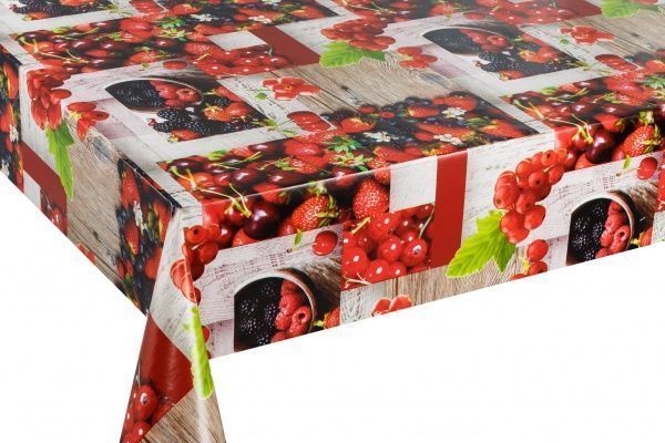 Клейонка на стіл UP! (Underprice) з підкладкою Ягоди 8662