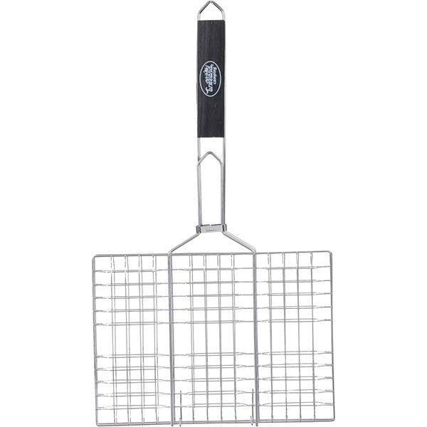 Решетка-гриль Grilland для гамбургеров хромированная 60х35х25 см BQ2104