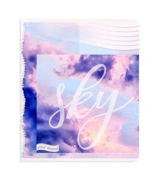 Комплект тетрадей Твое настроение 36 листов в клетку 15 шт. Поділля