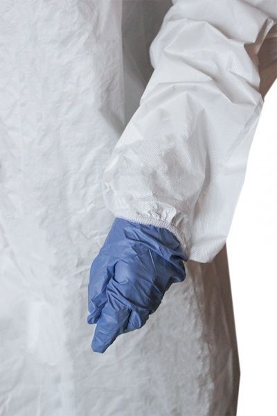 Комбинезон одноразовый защитный из биоспана 50г/кв. м р. XXXL рост универсальный белый