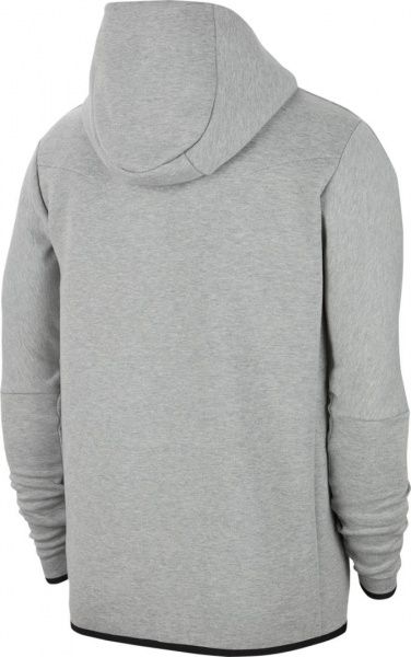 Джемпер Nike M NSW TCH FLC HOODIE FZ WR CU4489-063 р. XL сірий меланж