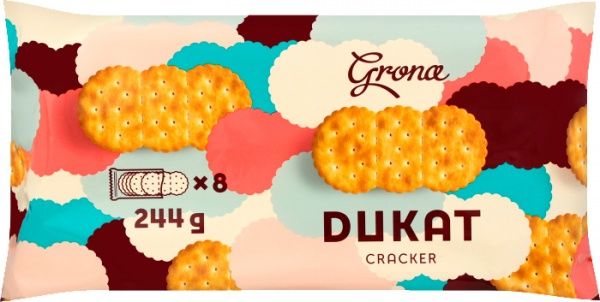 Печенье Grona крекер Дукат 244 г 