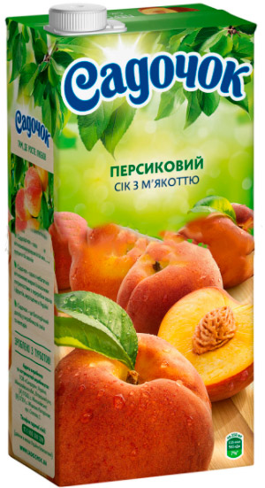 Сок Садочок персиковый с мякотью 1,93л (4823063107549)(4823063107549) 