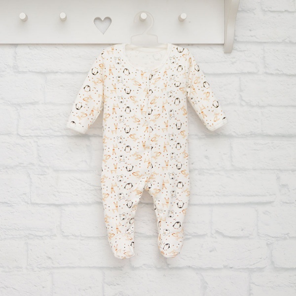 Чоловічок унісекс Blanka Пінгвін р.68 білий 12888 