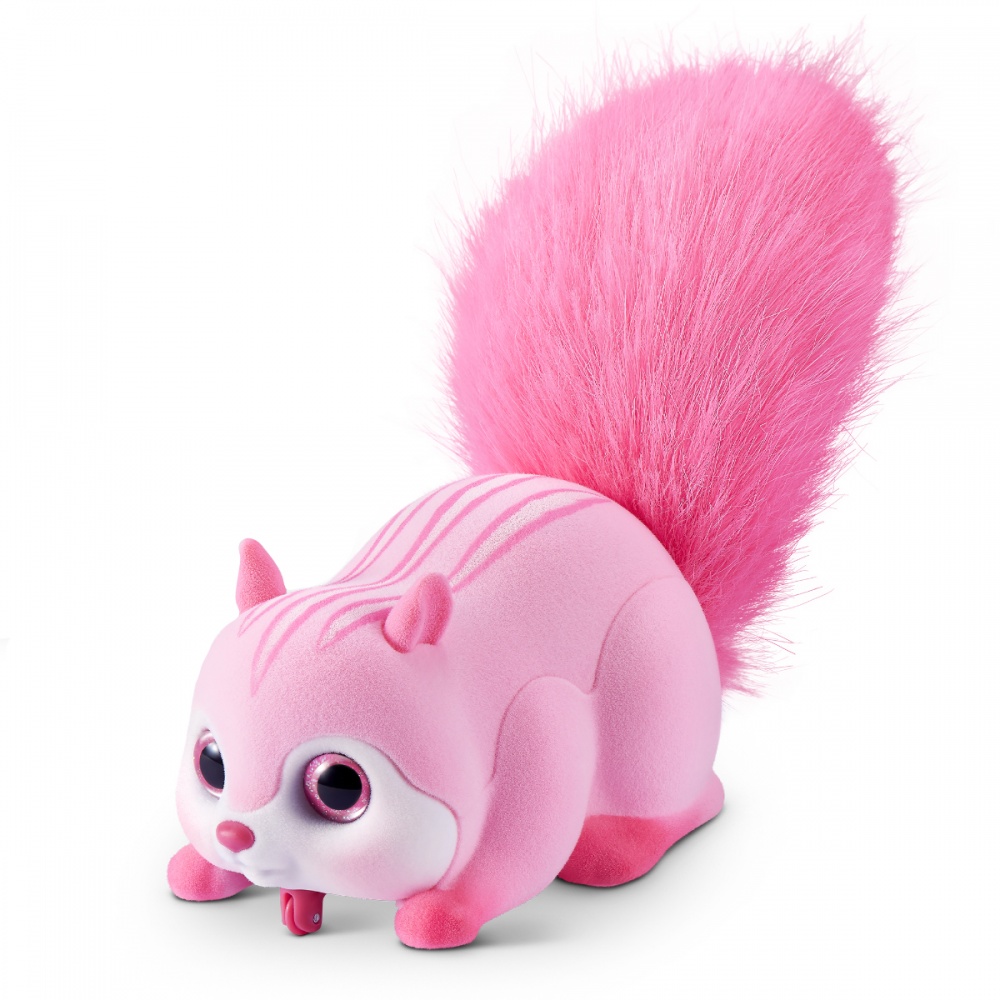Игрушка интерактивная Pets & Robo Alive S1 Белочка розовая 9565B