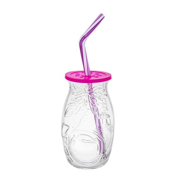 Стакан с соломинкой 500 мл 1 шт. Everglass 