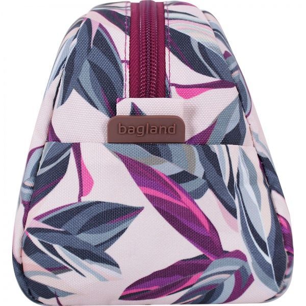 Косметичка Bagland Рожевий лист сублімація 792 мульті 00198664 
