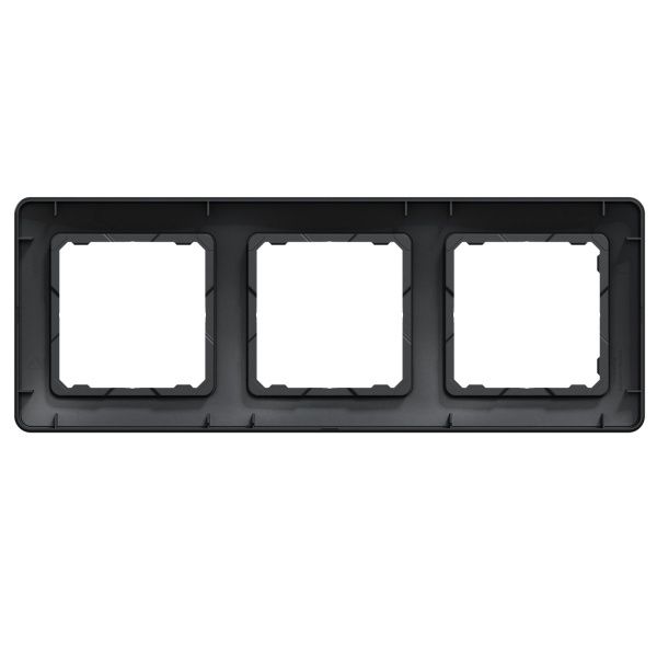Рамка тримісна Schneider Electric Sedna Design універсальна чорний SDD314803