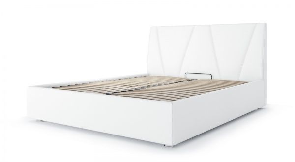 Кровать с подъемным механизмом SOFYNO Адамс 160x200 см белый 