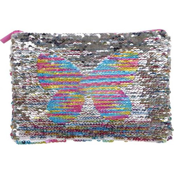 Пенал школьный Пайетки Бабочка 22x15 см MF988928-5