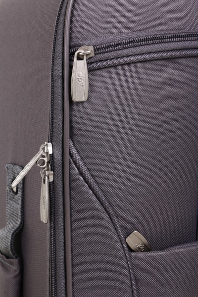 Чемодан 49 л серый KX22003 61х40х20 см 