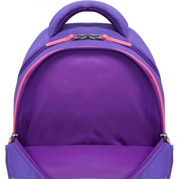 Рюкзак школьный Bagland Butterfly Кот в пузырьках фиолетовый (56566 суб.1241)