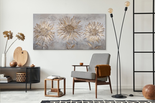 Картина Солнечная симфония 70x140 см YS-Art 