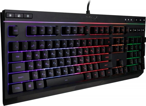 Клавіатура ігрова HyperX Alloy Core (4P4F5AA) USB RGB ENG/UA black 