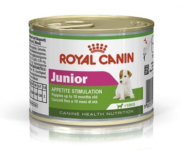 Корм Royal Canin для цуценят JUNIOR банка 195 г