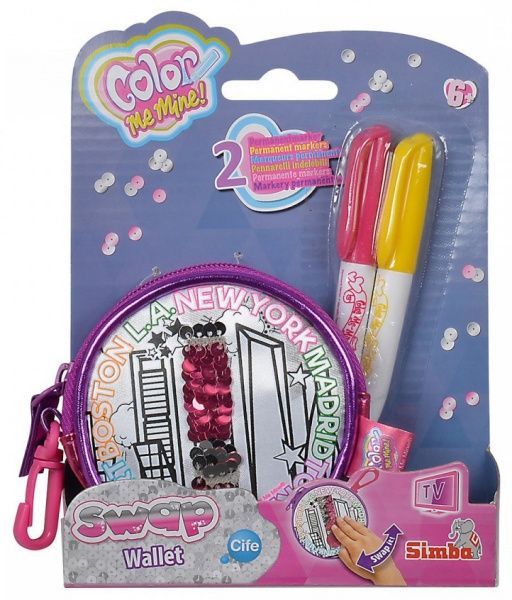 Сумка-раскраска Simba Color me mine Восклицательный знак с 2 маркерами 6374261