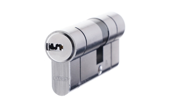 Цилиндр Abus D6PS 55x55 ключ-ключ 110 мм матовый никель