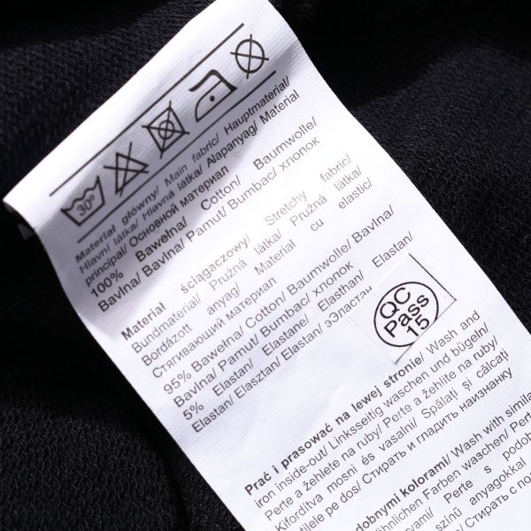 Брюки спортивні LINCOLN&SHARKS 2M3901 р.152 чорний із білим 