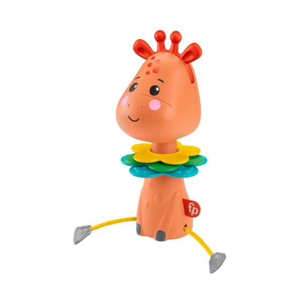 Іграшка-брязкальце Fisher Price Кумедна жирафа GWL65