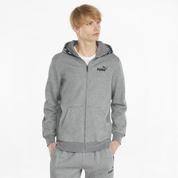 Джемпер Puma PUMA POWER FZ Hoodie 58939603 р. 3XL серый