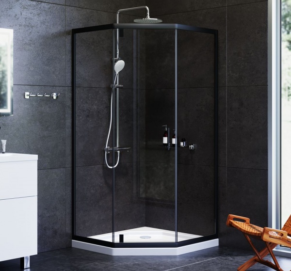 Душевое ограждение AM.PM Gem 5-corner Pivot 90x90 W90UG-405-090BT