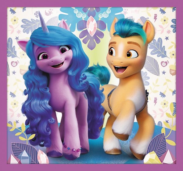 Пазли Trefl 10 в 1 Сяючі поні. Мій маленький поні 90389