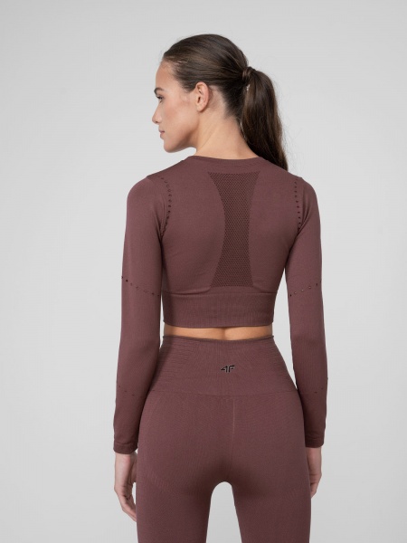 Футболка 4F WOFUNCTIONAL LONGSLEEVE TSDLF010 H4Z22-TSDLF010-60S р.XSS бордовый