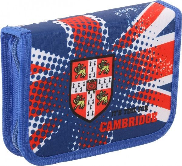 Пенал школьный Университет 19,5x13x4 см разноцветный