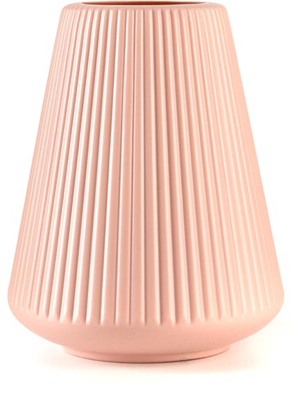 Ваза пластиковая MVM DH-FLOWERS-04 PINK 20 см 