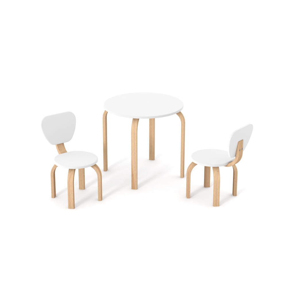 Стілець дитячий Veres Монако біло-буковий 46.400.2.15 біло-буковий