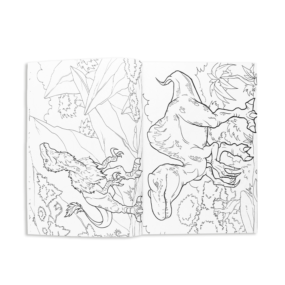 Раскраска «Dinosaur Expedition»