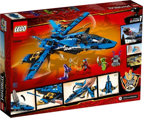 Конструктор LEGO Ninjago Штормовий винищувач Джея 70668