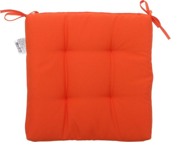 Подушка на стілець Веселка 40х40 см помаранчева