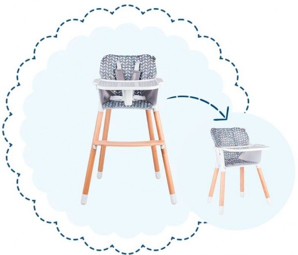 Стульчик для кормления Lionelo Koen 2 в 1 желтый LO.KO02