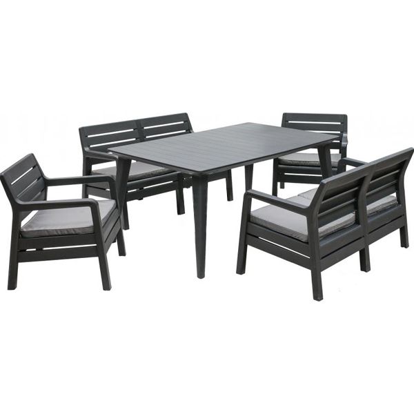 Комплект меблів Keter Delano Fiesta set графіт