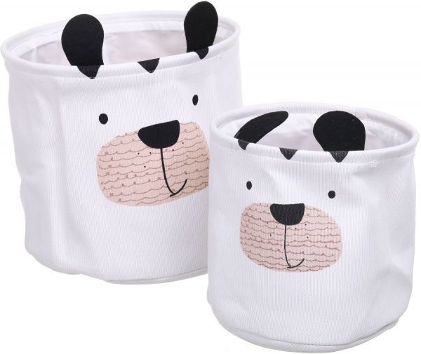 Корзина Котик большой 29,6х30 см белый