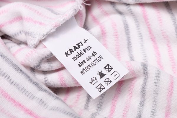 Шапочка детская для девочки Kraft 211-Т р.44-46 светло-серый/белый/розовый 