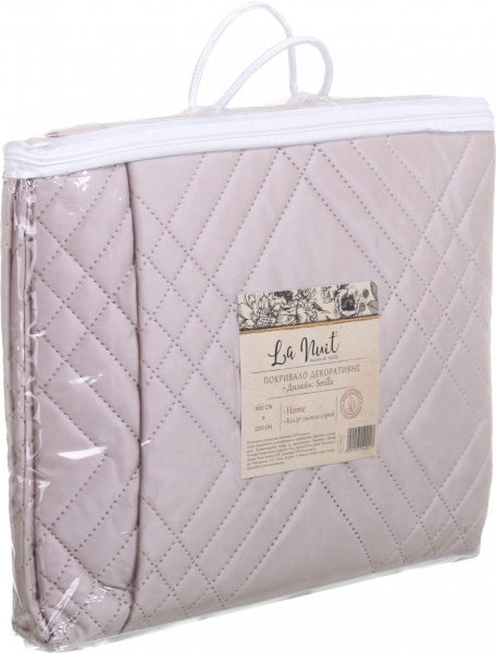 Покривало Sevilla 160x220 см La Nuit світло-сірий 