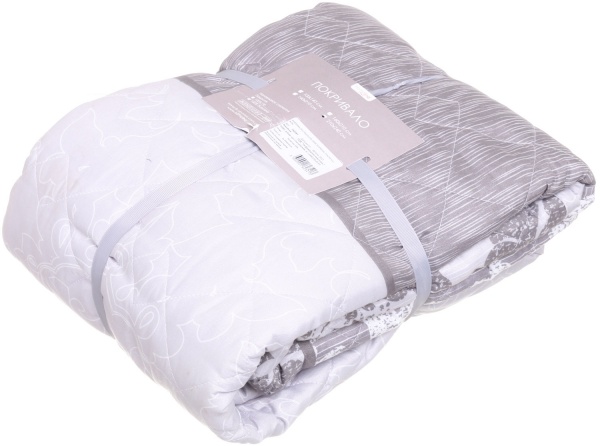 Покривало стьобане 210x240 см Homeline світло-фіолетовий 