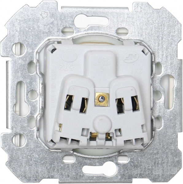 Розетка Siemens Iris 2P+Z 16 А 250 В без шторок золото одиссей 18572 OD